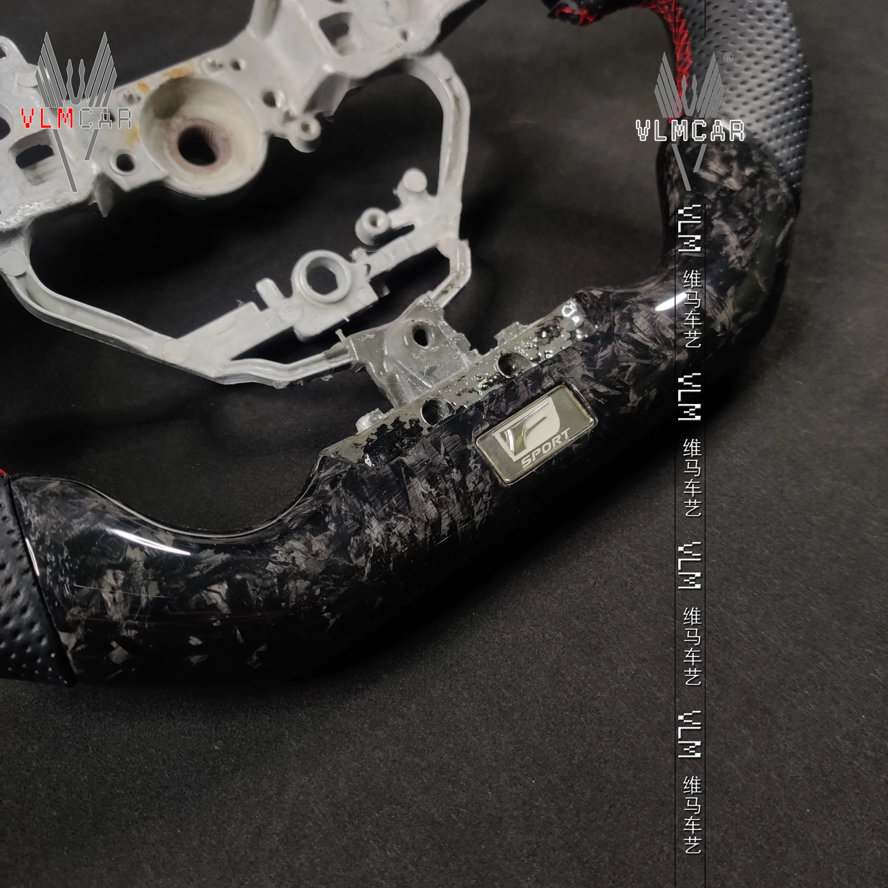 Private custom forged carbon fiber steering wheel for Lexus IS250 IS350 ISF/ES/RX/Available for all car models