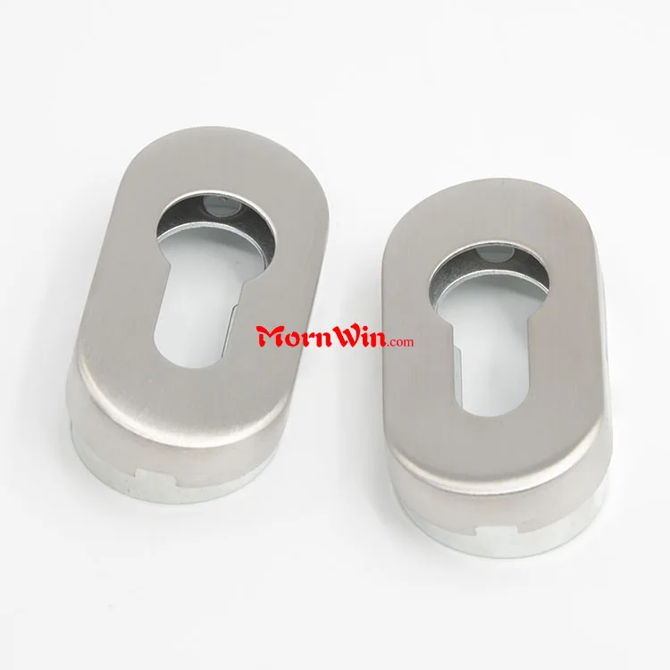 Popular Satin Stainless steel 304 Oval Shape Cylinder  key escutcheon