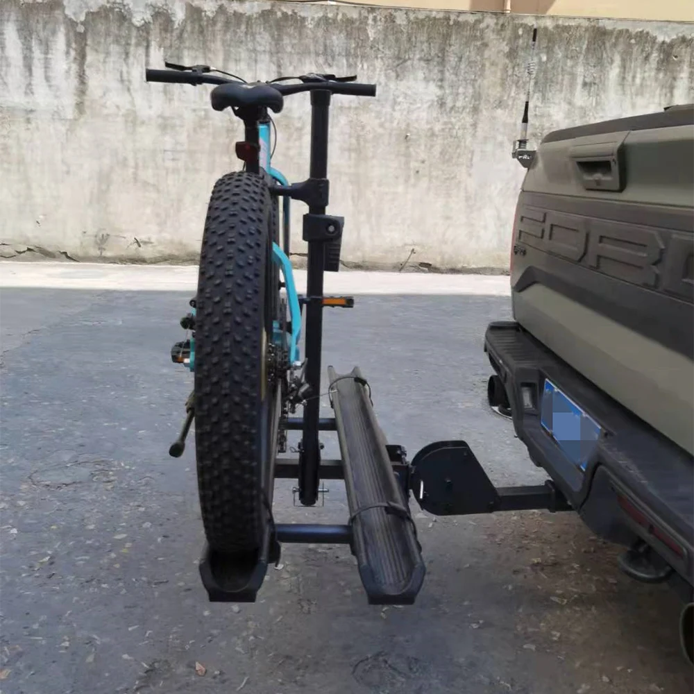 Cost-effective aluminum+iron can be folded cycle carrier bicycle Car bicycle rack