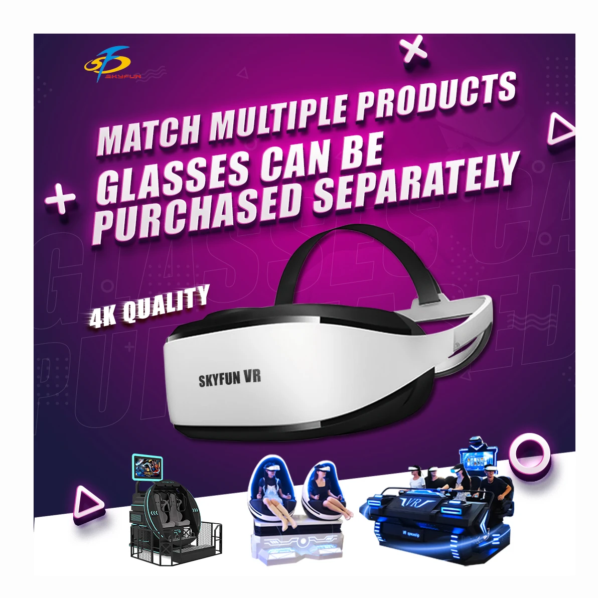 Oem Anti-Blue 3D Glasses Game DK1 DK2 games Integrated headset Stereo Earphone Virtual Reality Glasses VR Helmet