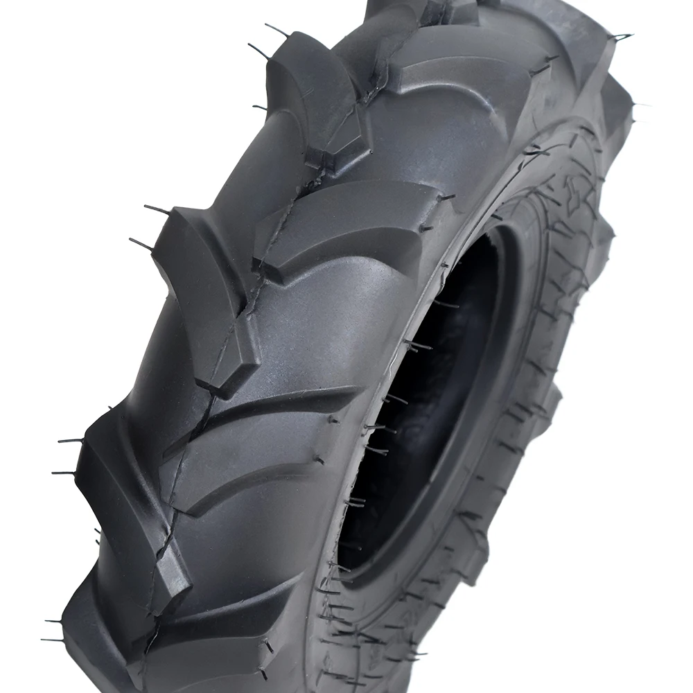 Solid 3.50-6 Agricultural Tractor Tires Four-Wheel Hand Carts Trolleys OEM Customizable Enclosed Structure Complex Rubber Tools