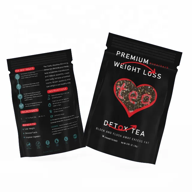 OEM & ODM banana flavor weight loss tea Private Label slimming tea  detox Tea