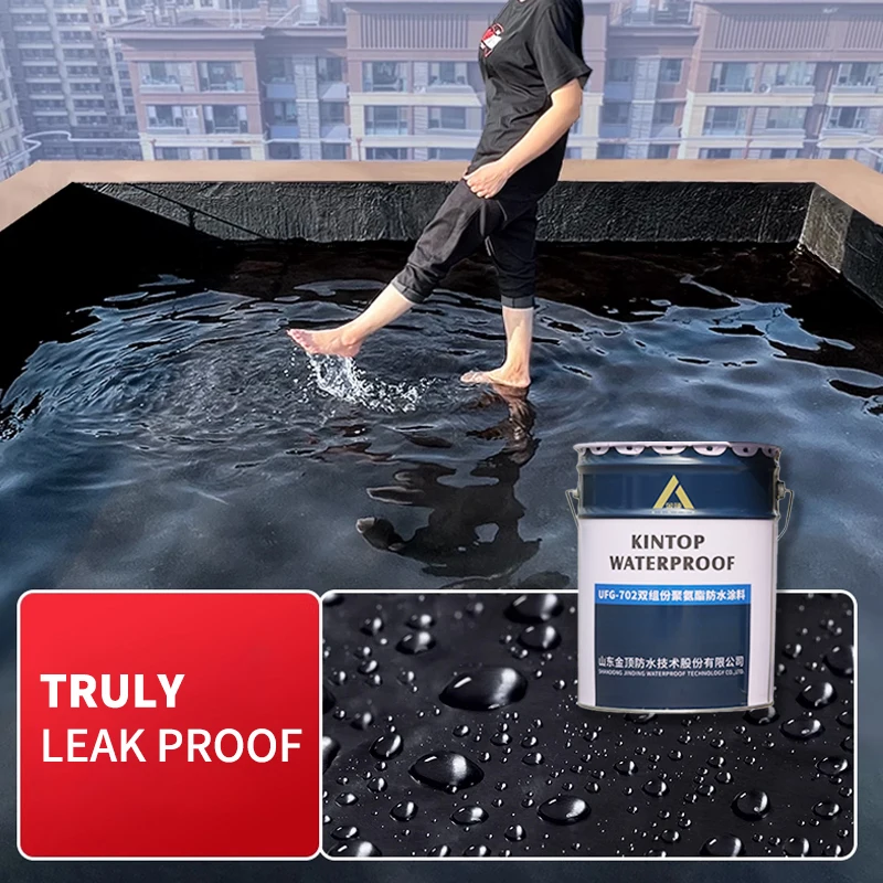 Wholesale Modern Design Sun-Proof Water-Proof Heat-Resistant Polyurethane Roofing Flexible Rubber Spray Waterproof Coating