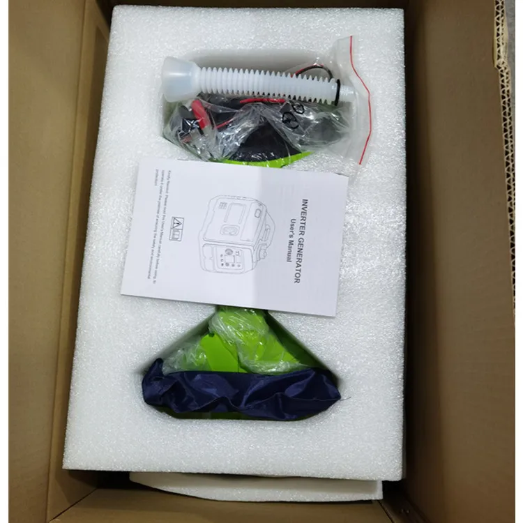 12V 8A Electric Start Portable 2200W Petrol Inverter Generator