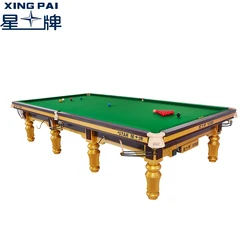 Full Size WPBSA Designated Exclusive Official XW101-12S 12Ft Xingpai Slate Steel Cushion Tournament Star Snooker Table