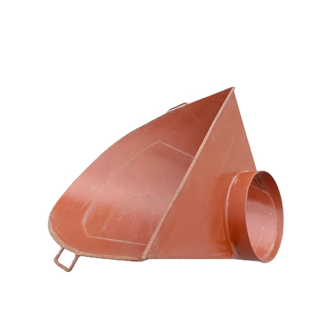 be used for concrete mixer truck spare parts  cement paste Feed hopper Discharge hopper