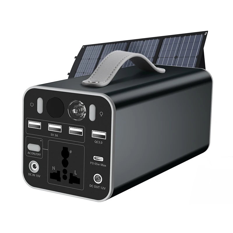 110V-240V 166Wh Back Up Power Supply AC DC PD 180W Portable Power Station Lithium Battery Solar Generator