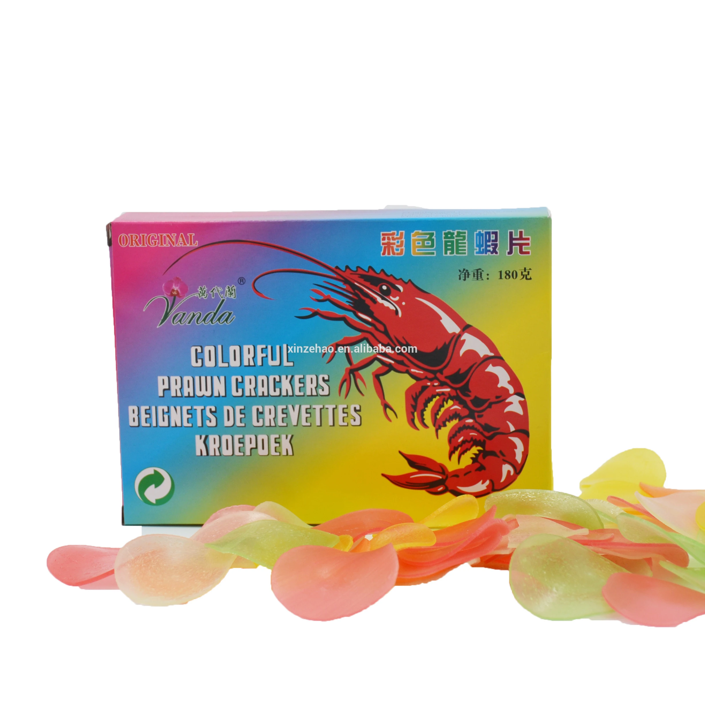 180g Seafood fried Uncooked Dried Prawn Crackers