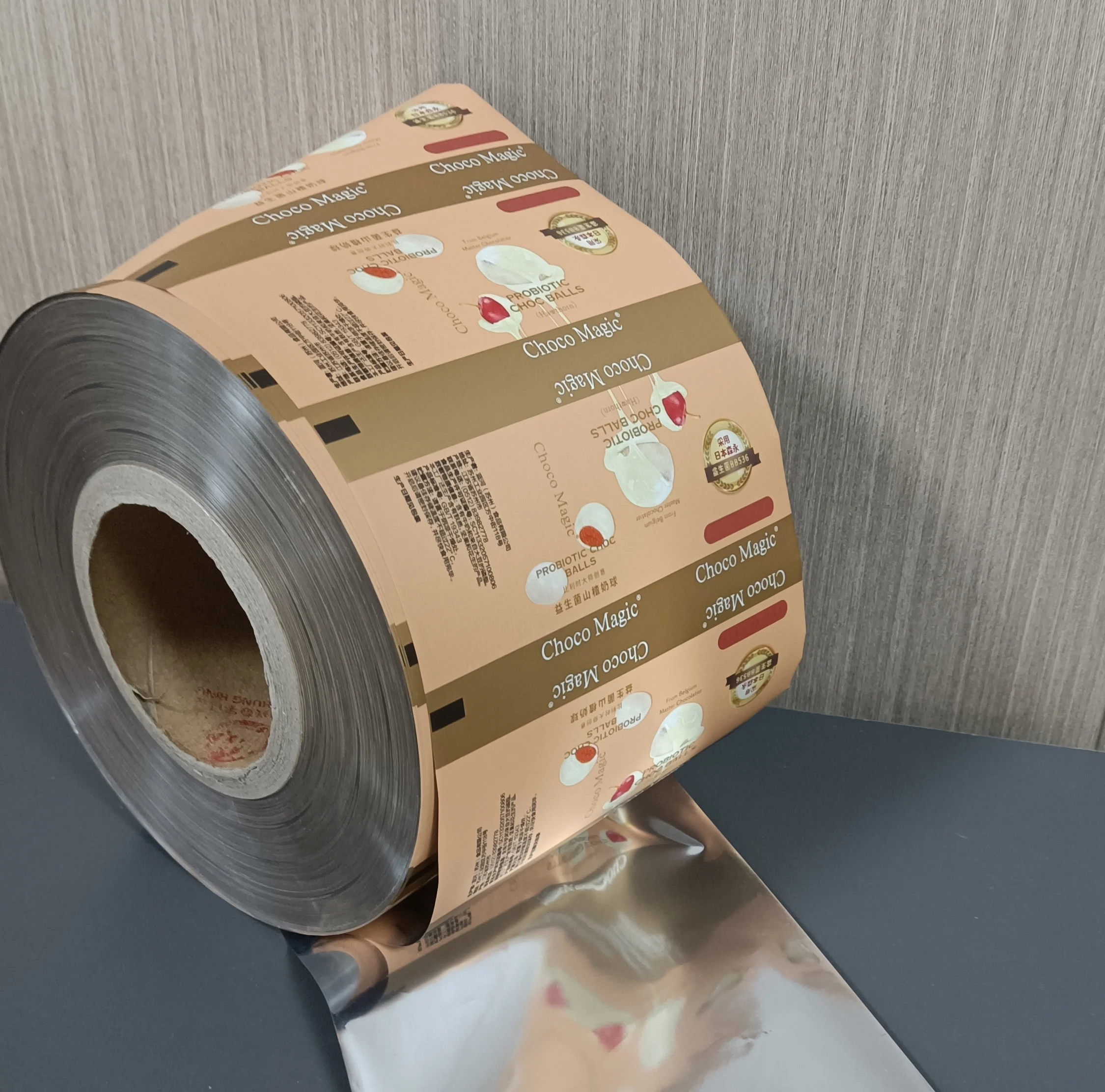 Ламинированная индивидуальная печатная пищевая алюминиевая фольга легкая разрывная пленка упаковка