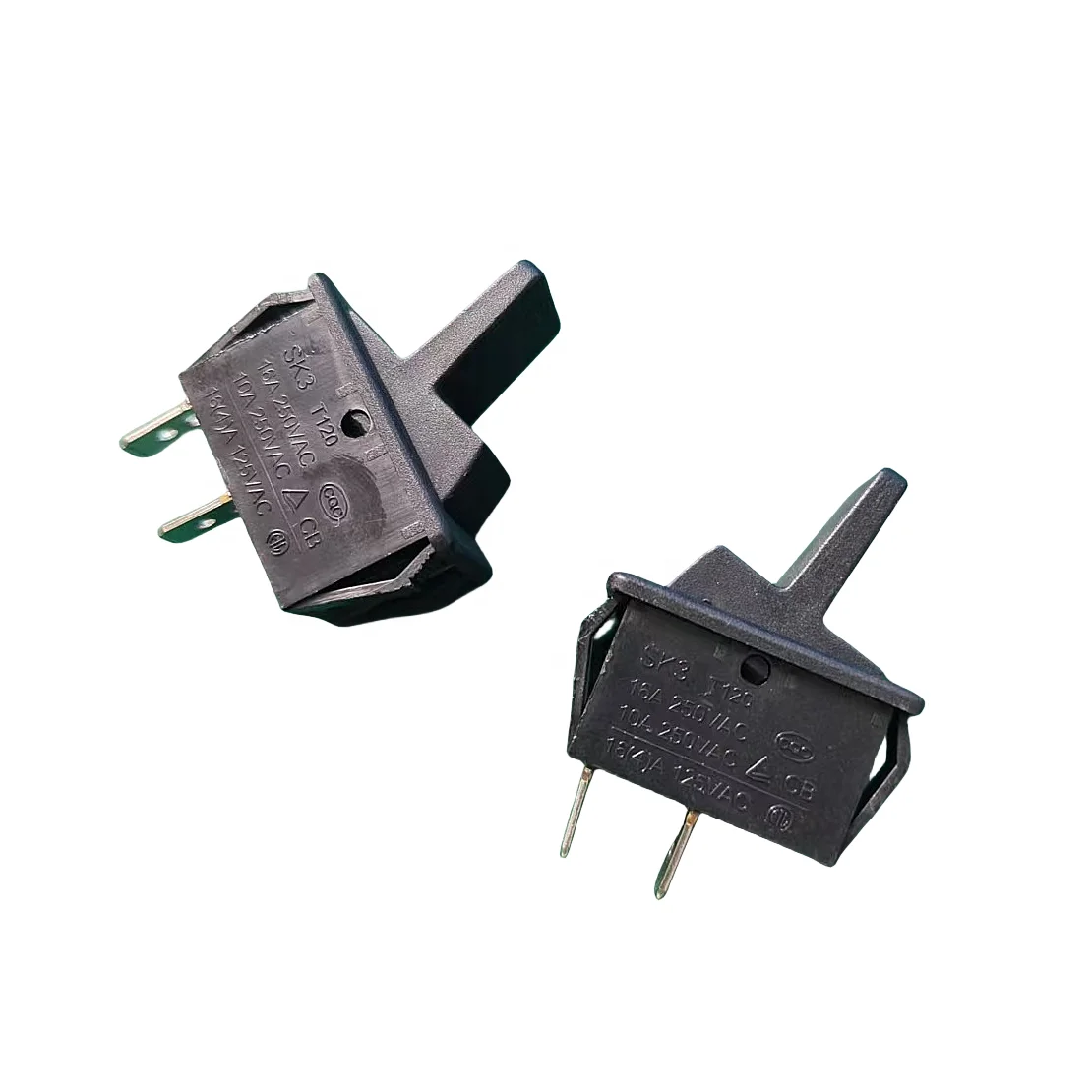 250V 10A/16A Resilient On-Off Switch Rocker Switch Pulse Control Push Switch Button Spare Parts for Blenders & Juicers 125V