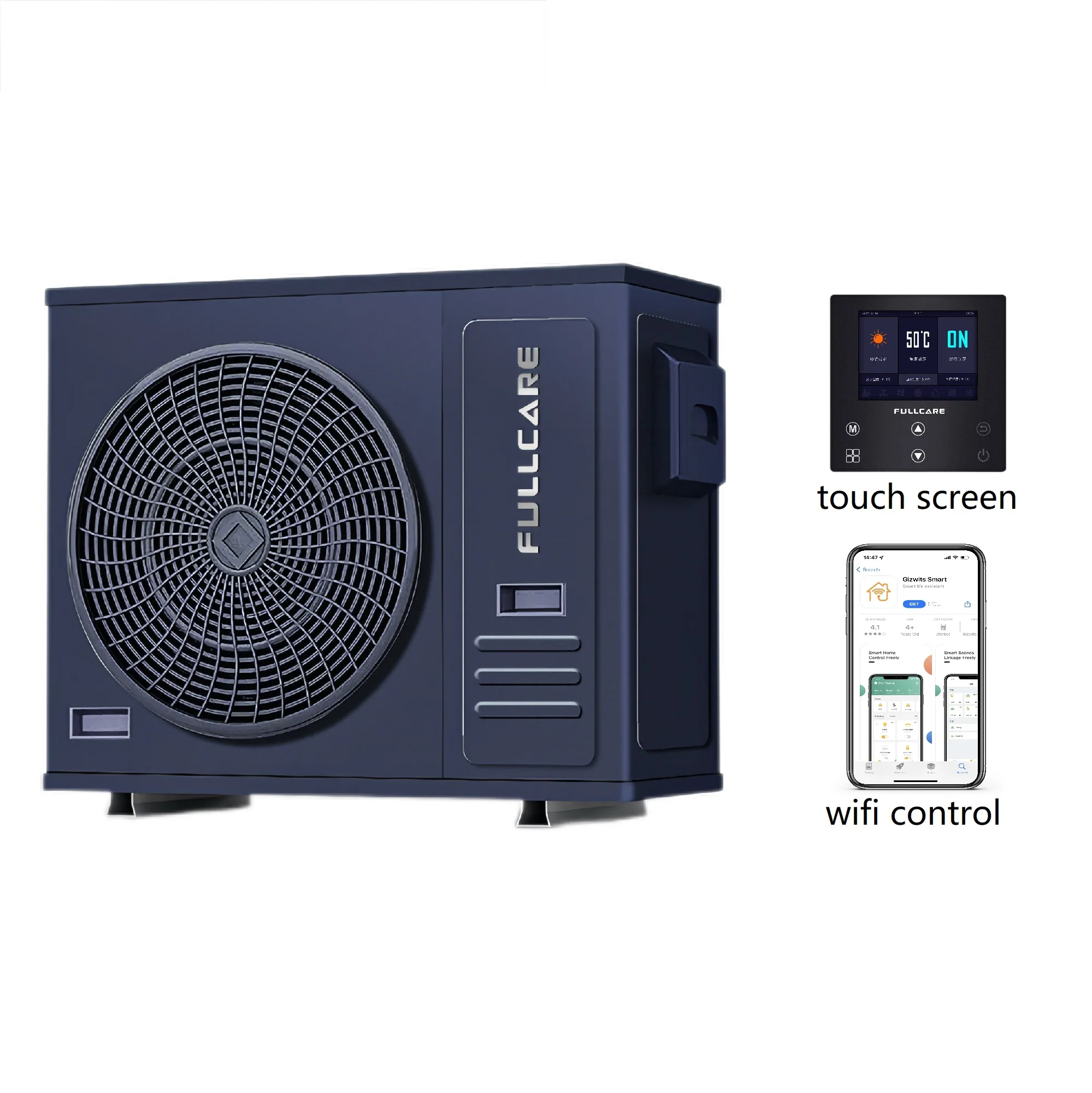 8kw monoblock Air water heat pump Ukraine Kosovo BiH Armenia Albania heating hot water and air conditioner cooling