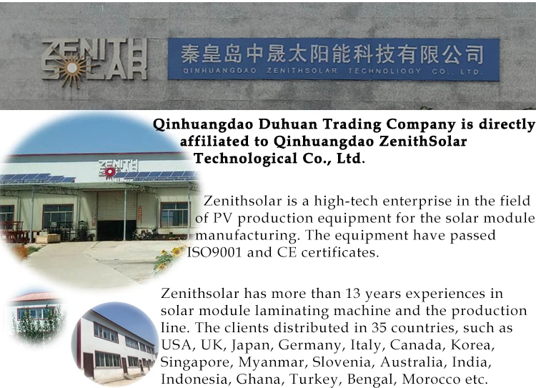 Solar Panel manufacturing equipment Automatic Pvb Eva Lamination machine