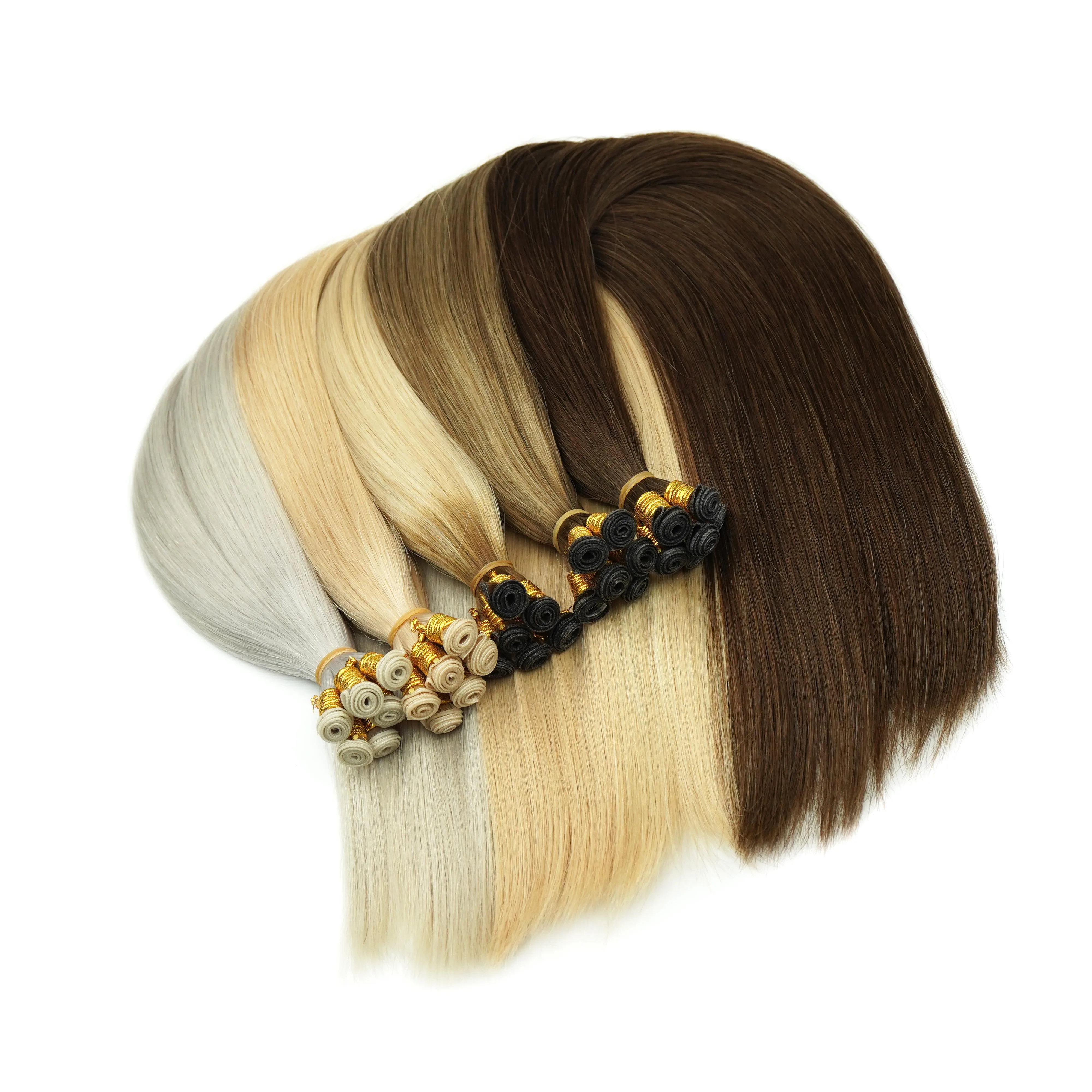 Hair in Stock Full Cuticle Russian Hair  Genius weft Super Double Drawn