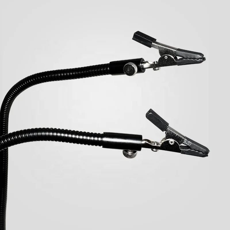 Mobile phone maintenance welding fixture PCB circuit board auxiliary clip Magnifying glass with LED light board fixture