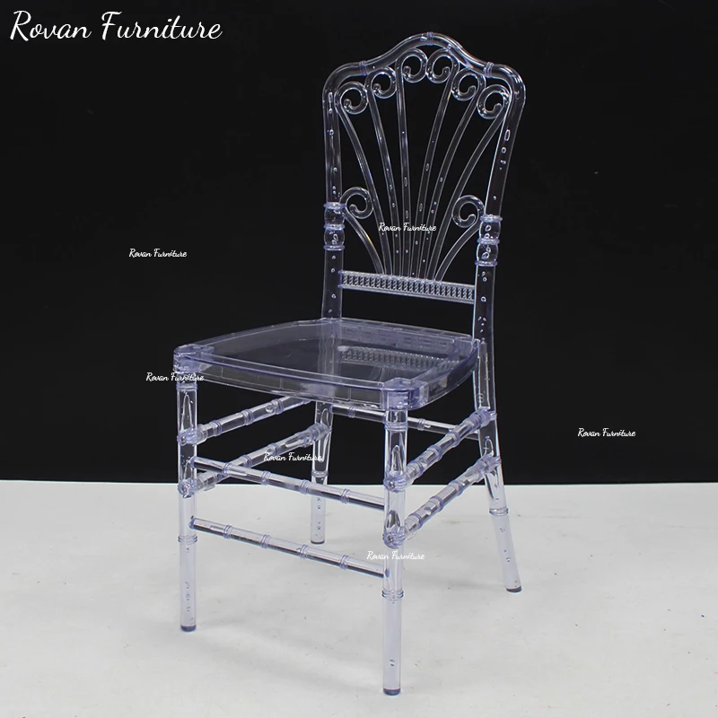 Factory price morning glory design chair resin chair for wedding event party use