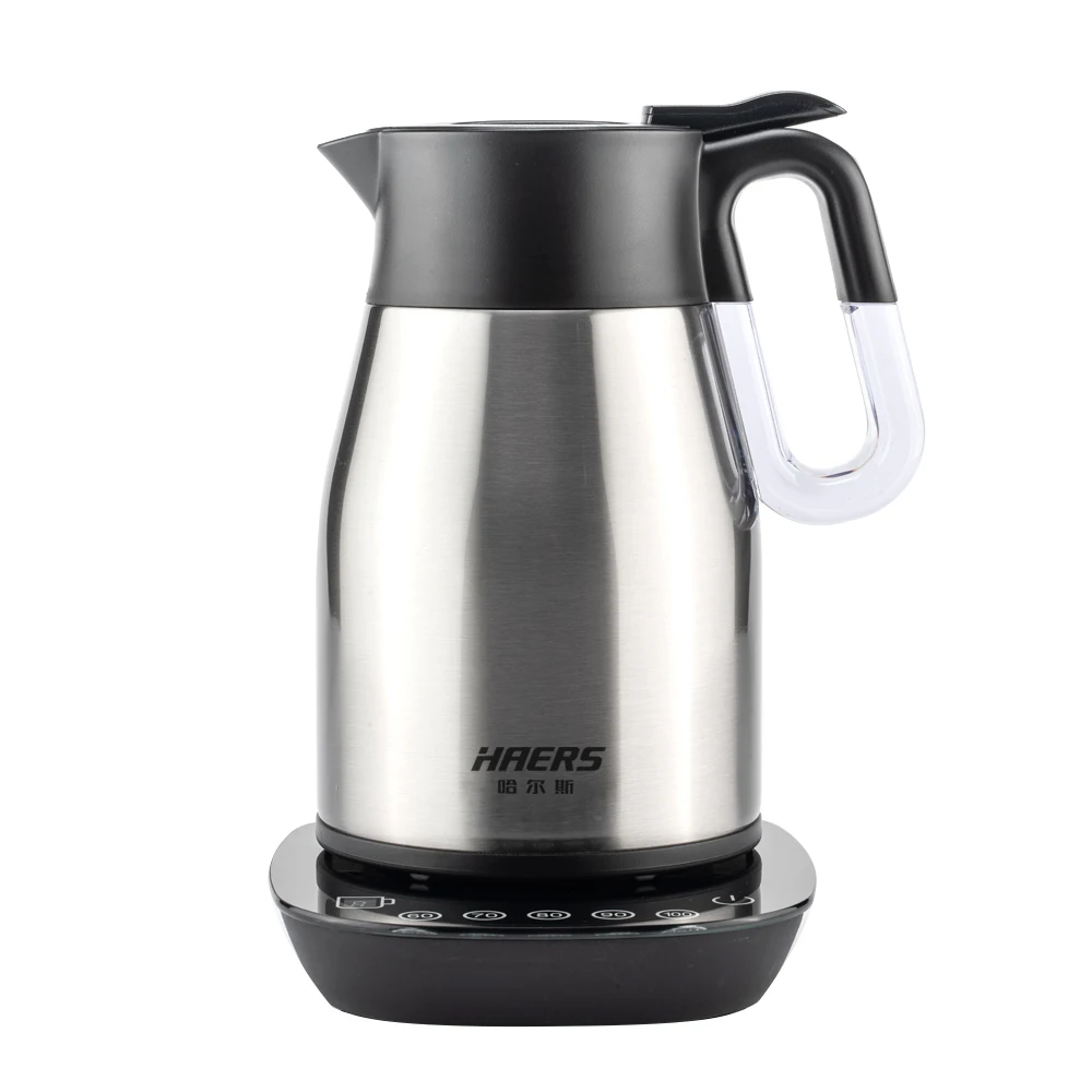 1.7L Portable Travel Hotel Stainless Steel Vacuum Electric Kettle