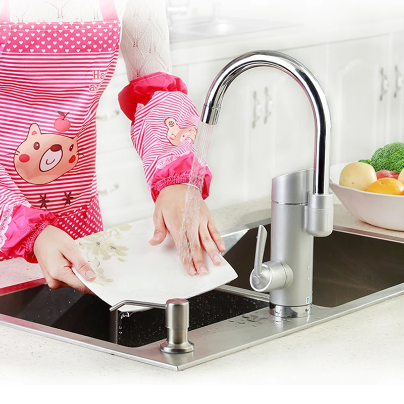 New Hot Sale Instant Hot Tankless Lcd Digital  Water Tap Shower Stainless Steel Electric Boiling Water Kitchen Faucet