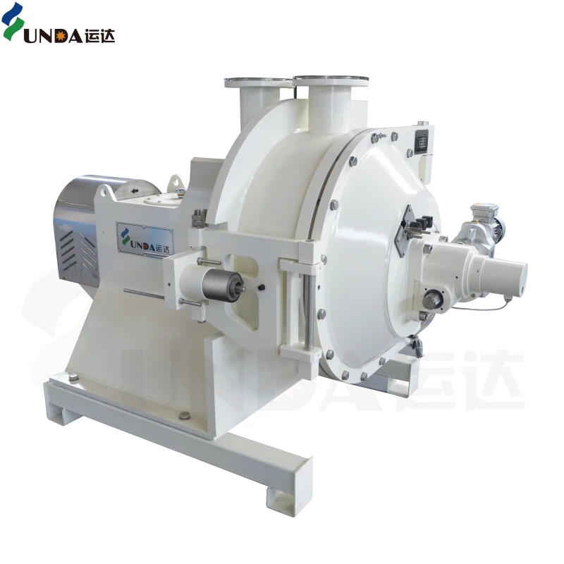Yunda 2023 Pulp Refiner with Rotary Stator Refining Plate Save Energy Double Disc Refiner for Paper Machine