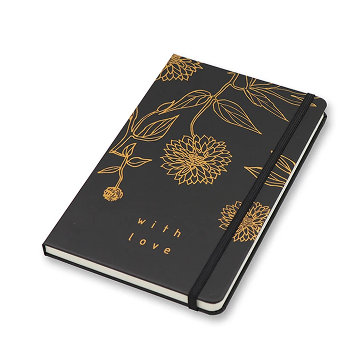 Custom Planners And Notebooks Rose Gold Notebooks Girls Notebook Black And Gold Journal