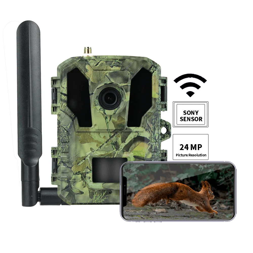 48MP  4G  wifi Solar charged  hunting camera digital  Hunting Camera wifi mini trail camera