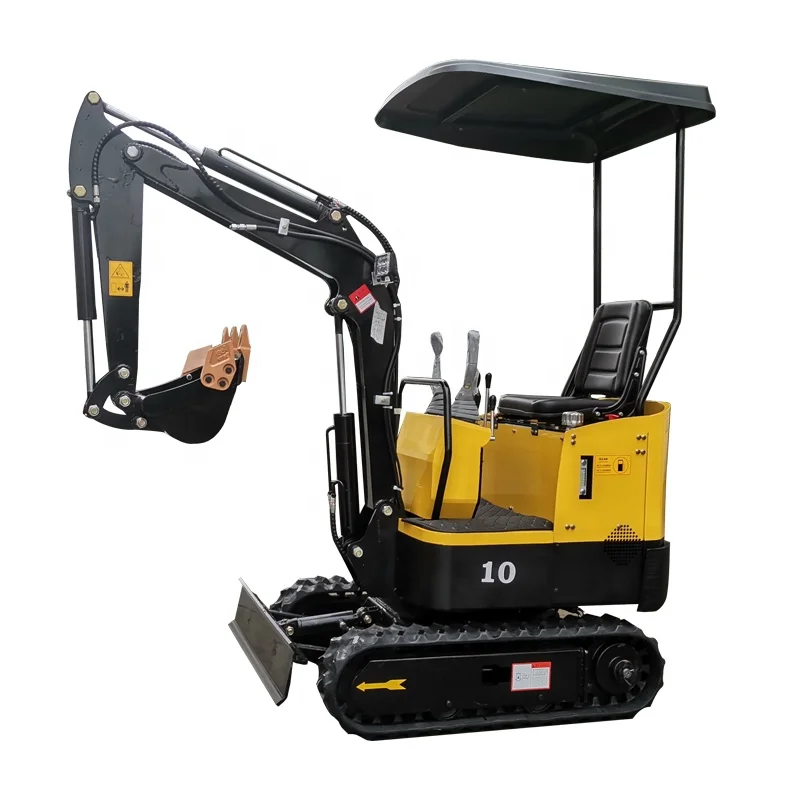 Import China Hydraulic Quick Coupling Tilt Rotator Yanmar Engine Joystick Garden 1Ton Crawler Excavators