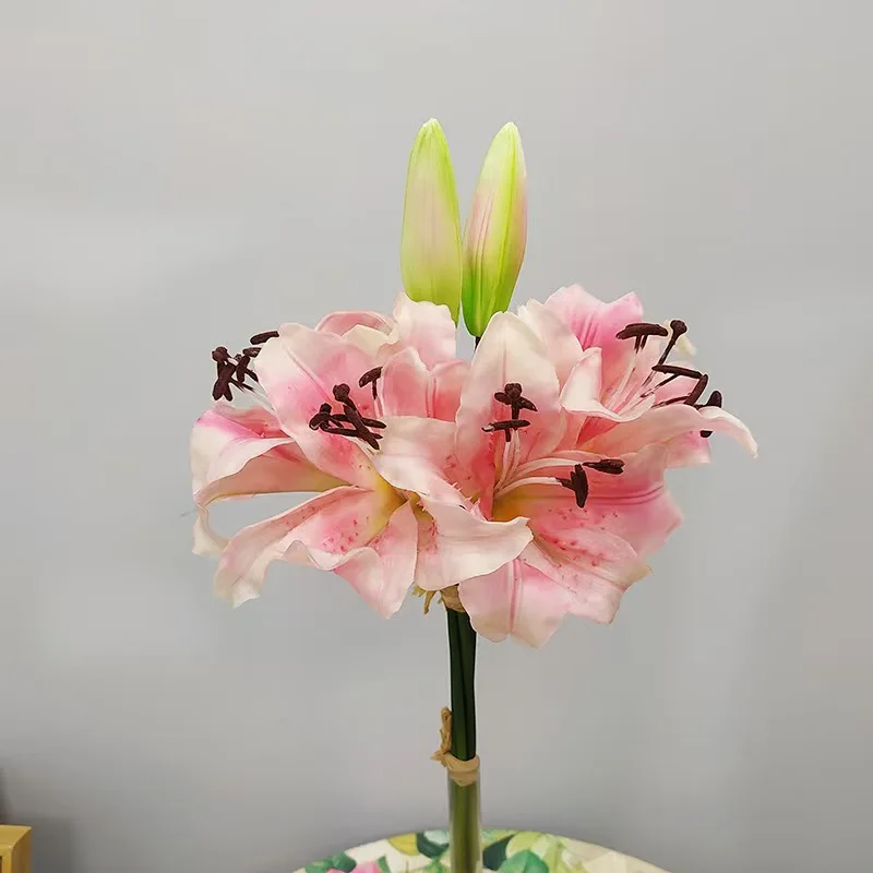 New Arrival Silk Real Touch Artificial Lily Flower Bouquet Mini Calla Lily For Wedding Bouquet And Home Decoration