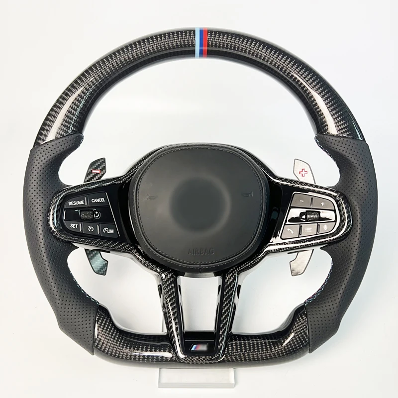 Новейший Универсальный руль BMW для F30 F35 F10 F82 F20 G30 G38 g80Modified и Модернизированный из углеродного волокна