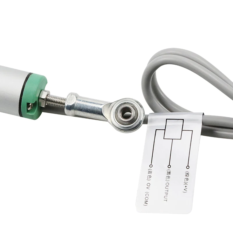 Mini Hinge Joint Conductive Plastic Film Linear Sensor Two Ends Ball Joint Resistance Output for Robotics