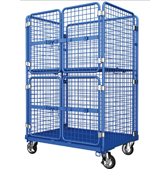 New Hospital Laundry Metal Cart Storage Container Rolling Restaurant Manufacturing Plant Core Components Bearing