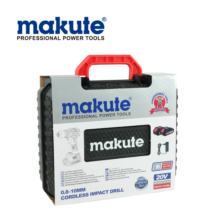Макут 10 мм беспроводной бесщеточный 40 Н. М Перфоратор с 3 функциями ударного сверла CID121-10-2BL