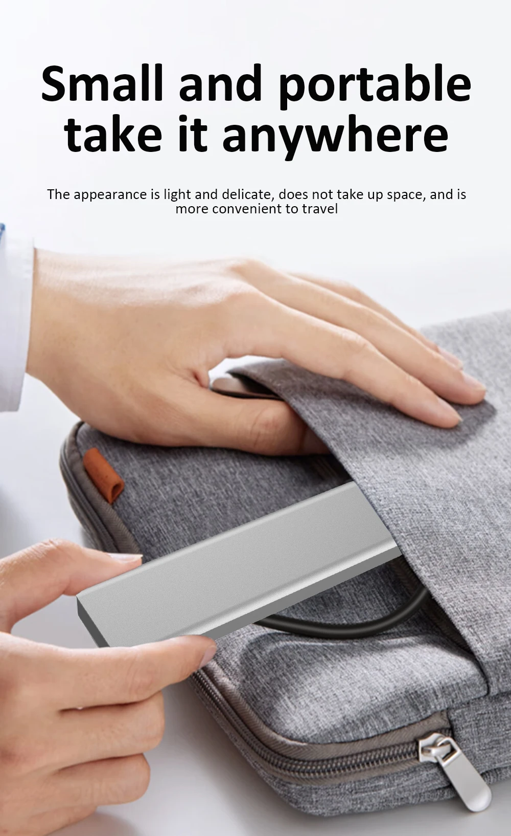 Guanchen 4 Ports USB 3.0 Hub Ultra Slim Data USB Hub for MacBook Mac Pro Mac mini iMac Surface Pro XPS PC Mobile HDD