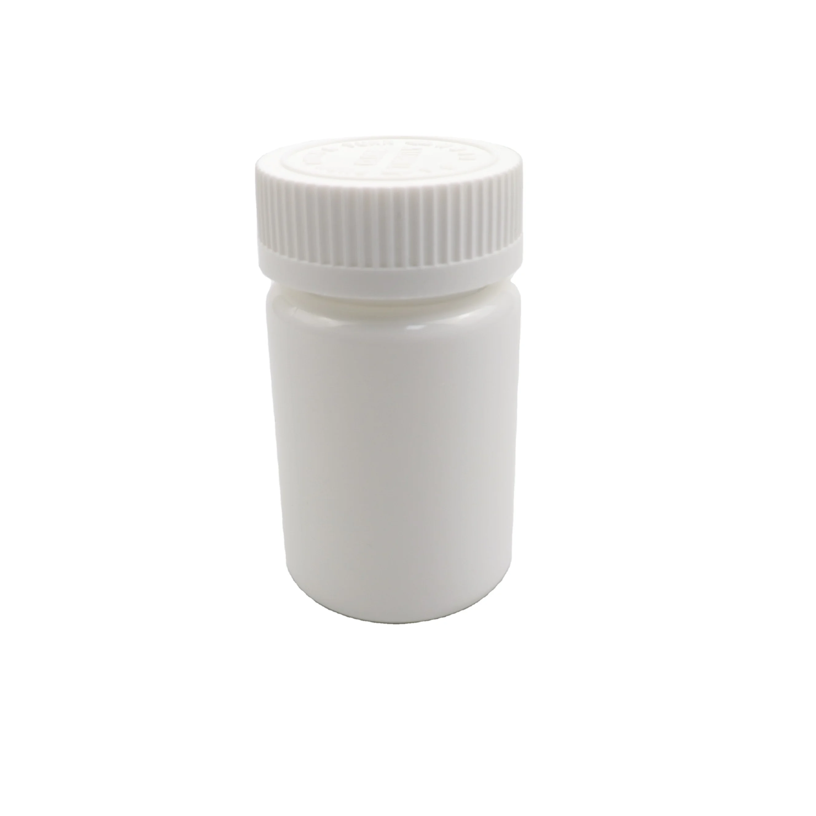 Round White HDPE Capsules Tablets Bottle 45ml 60ml 75ml 85ml Mini Healthy White Medical Medicine Plastic Empty Vitamin Pill Caps