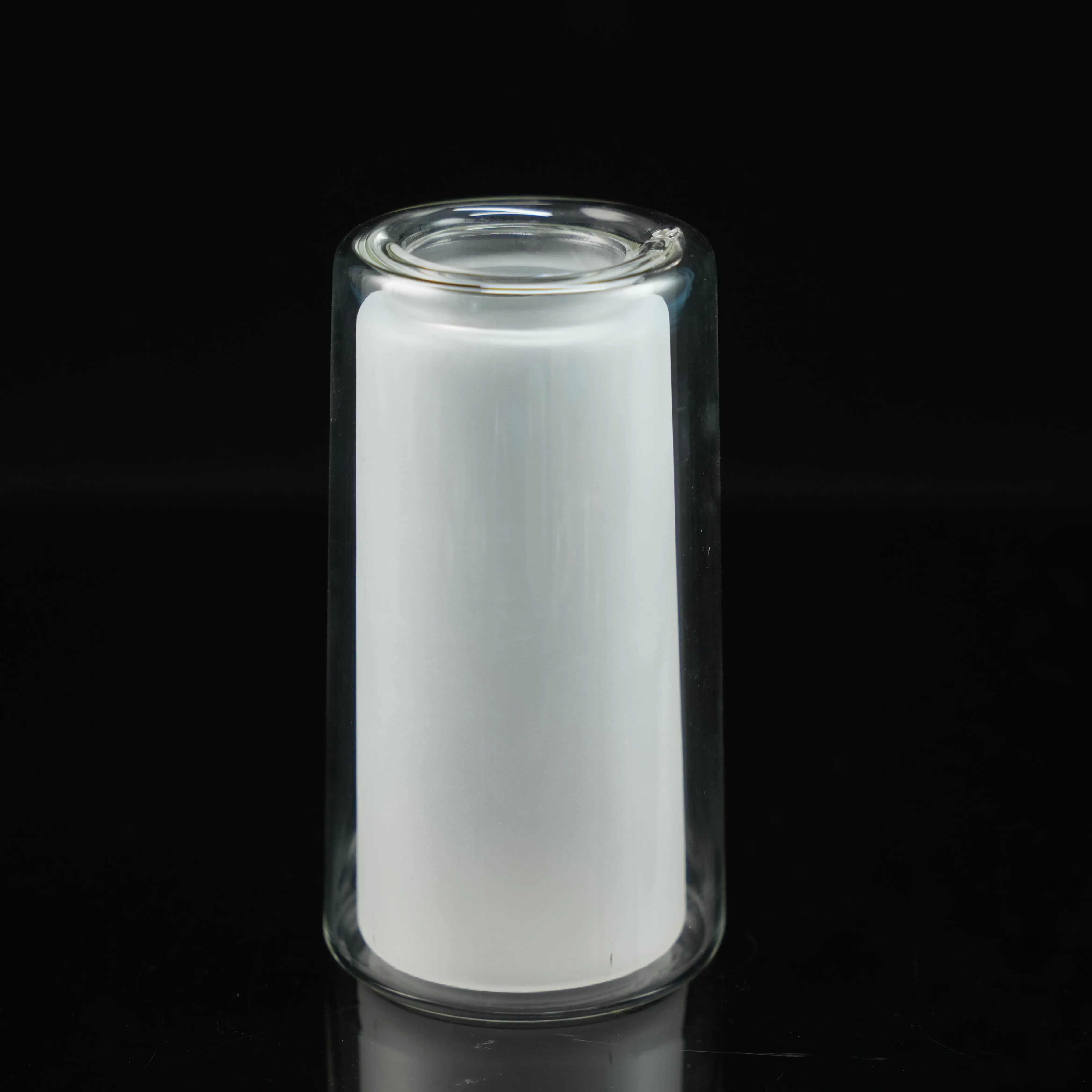 Factory Custom Simple Design Transparent Double Glass Lampshade For Pendant Lamp Wall Lamp Chandelier Dressing Table Lamp