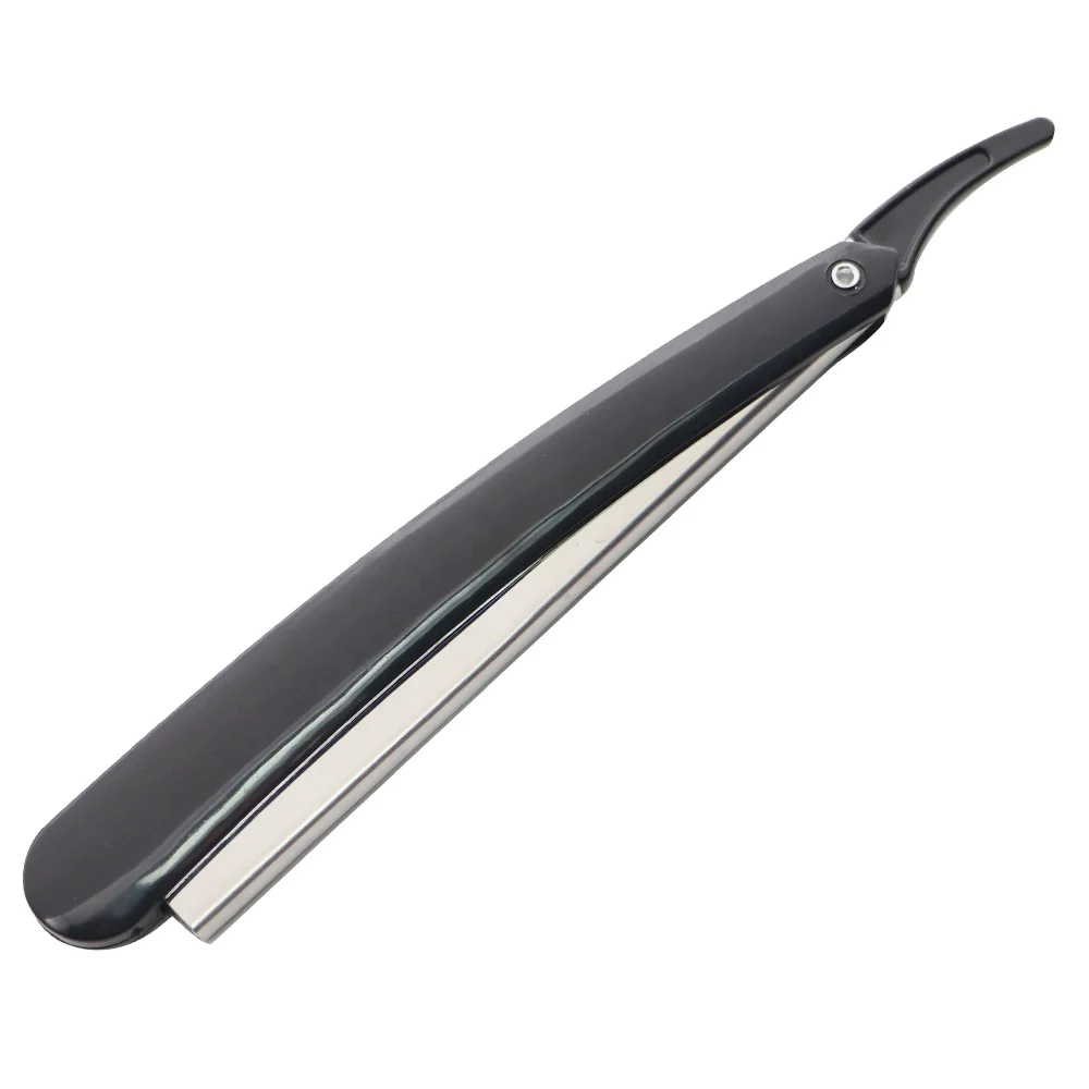 H9000 Black Fold Style Cut Throat Shaving Razors Straight  Double Edge Safety  Razor For Men