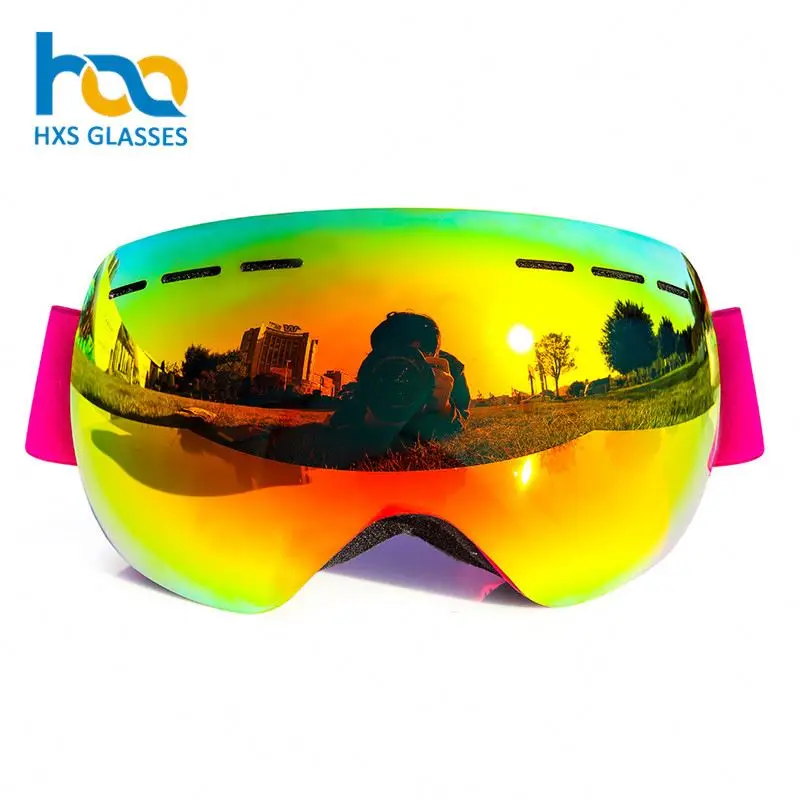 Oem Factory Wholesale New Stylish Tpu Frame Snowmobile Snow Sports Sunglasses Skiing Googles