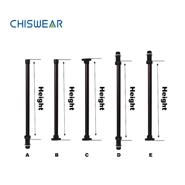 Mini Spot Lamp Glass Display Counter Showcase Led Lights for Mobile Phone and Jewelry Showcase Cabinet CHIB-Round Track Pole