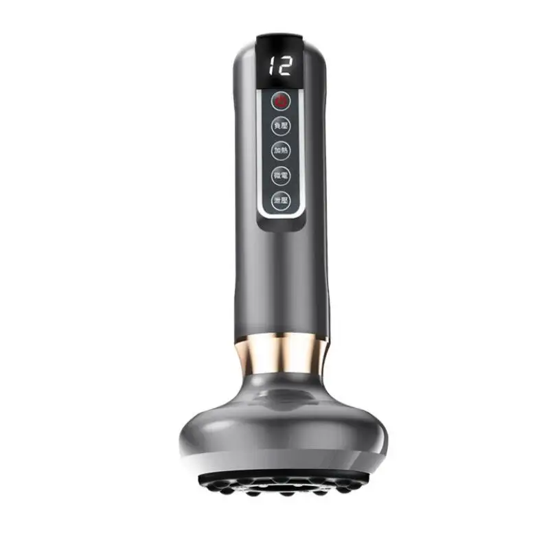 Электрический вакуумный массажер 12/6 уровня для кубрикетирования тела гуаша соскабливание жира антицеллюлитная присоска Gua Sha Massage