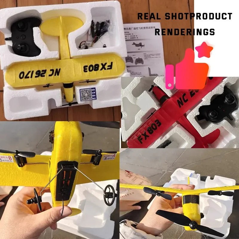 Kids helicopter remote control jet wing aircraft glider 2.4G piper J3 rc airplane