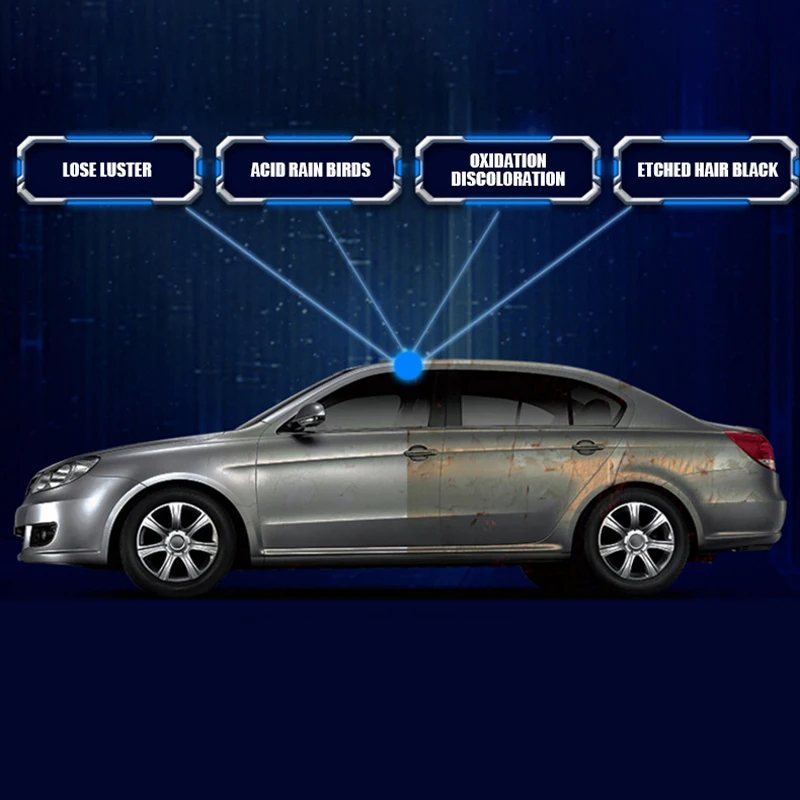 JSZ Spray Ceramic Car Coating Sealant Nano Glass Polishing Plated Crystal Liquid Hydrophobic Coating Paint Care Coating