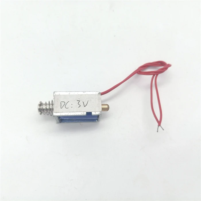 New arrival Mini solenoid  for electric locks DC 6 V 12 V 24 Volt solenoid Push-pull solenoid bolt lock