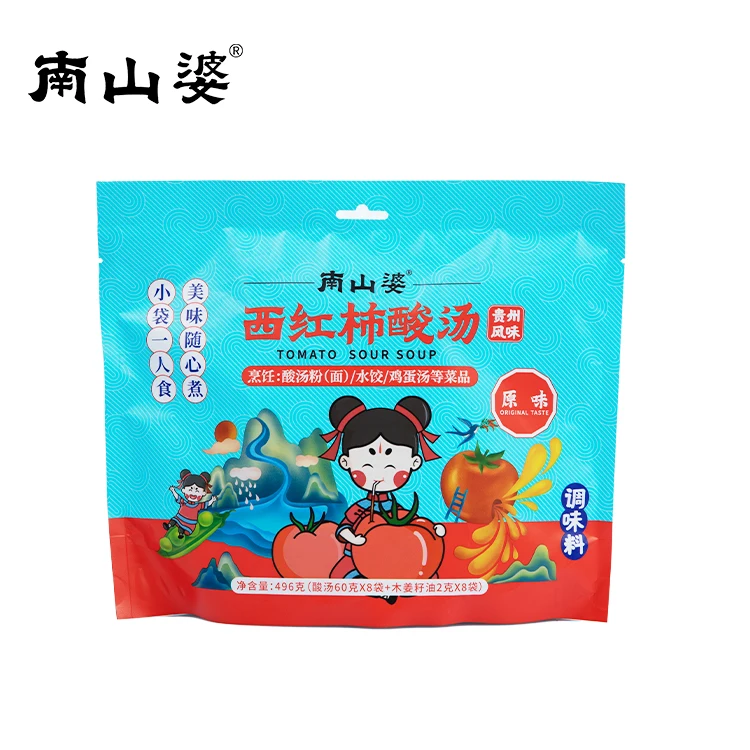 NANSHANPO bulk ketchup packet bags sachets mini botella detomato ketchup tomato sour soup