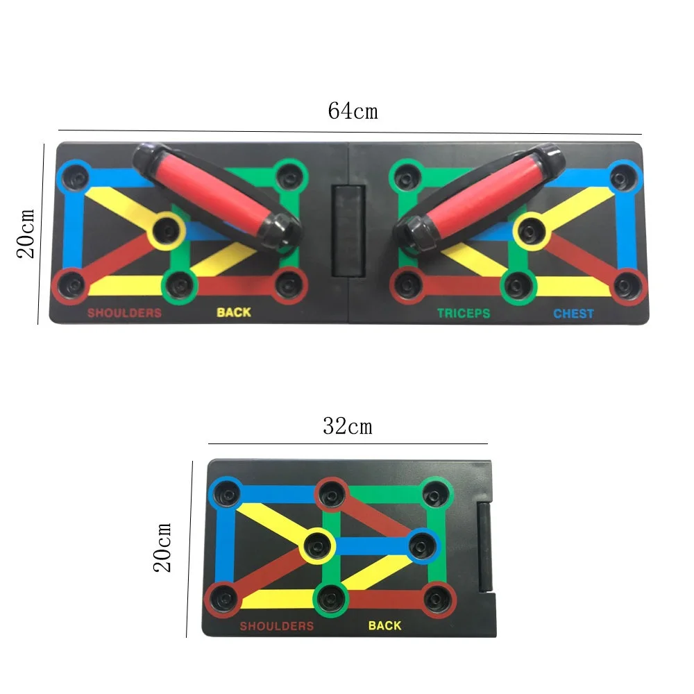 Push-Ups Muscle Board 9 In 1 Fitness Exercise Push-Ups, folding push up board,fitness push up board