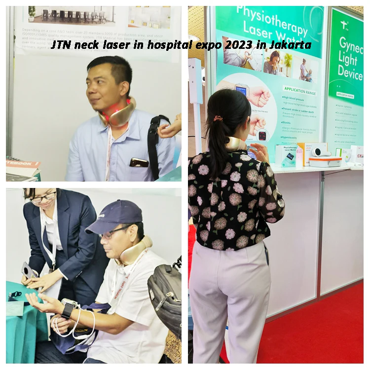 650nm Diode Low Level Laser Therapy for Cervical Spine Neck Pain Relief Acupuncture LLLT Medical Allergy Rhinitis Treatment