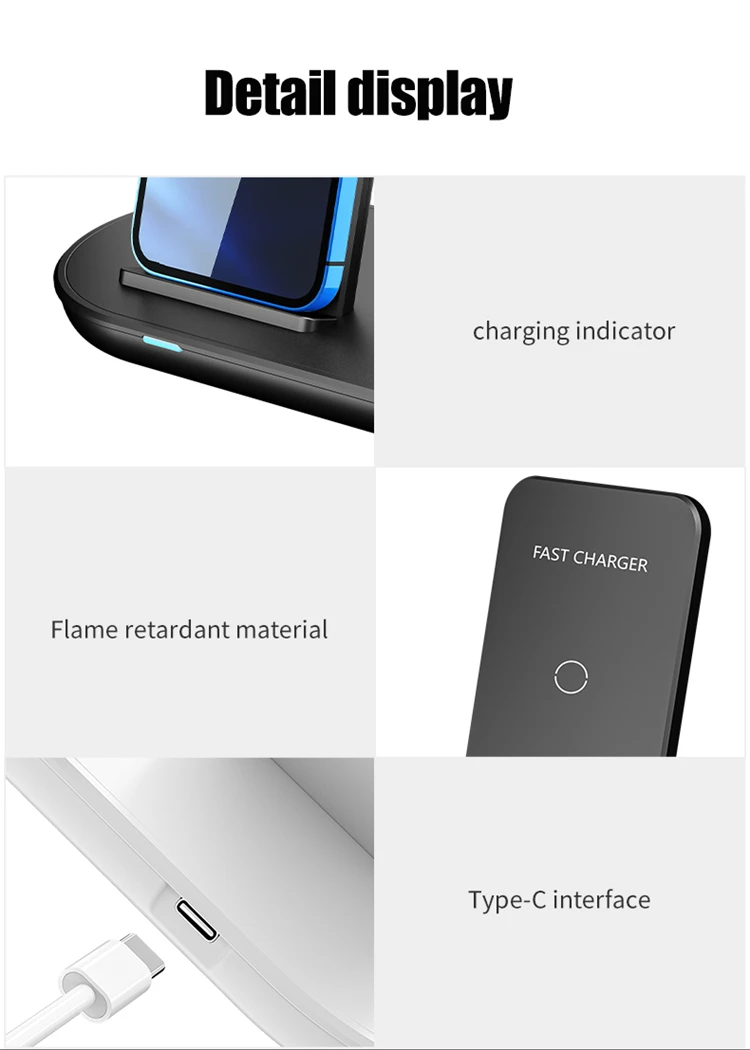 3 In 1 Fast Wireless Charger