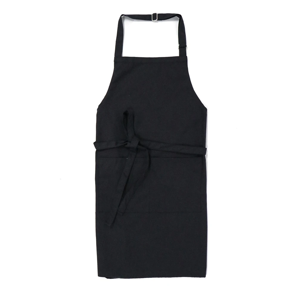 Eternal Eagle pvc industry stylist black apron custom aprons two pockets for sublimation with from china