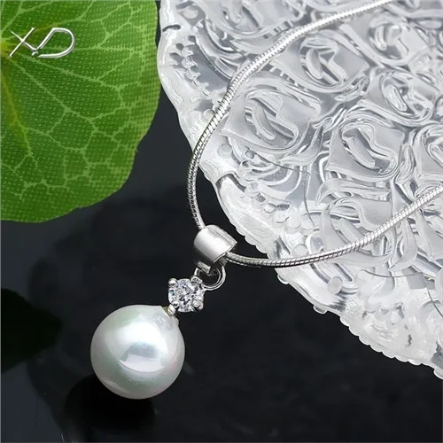 XD Sterling silver pendant mount findings pearl pendant semi mount jewelry mountings settings