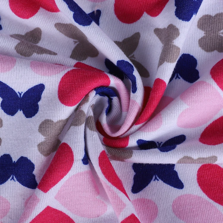 
Good Price Hot Sale Neon Color Poly Printing Printed Spandex 91%Poly 9%Spandex Jersey Fabric 