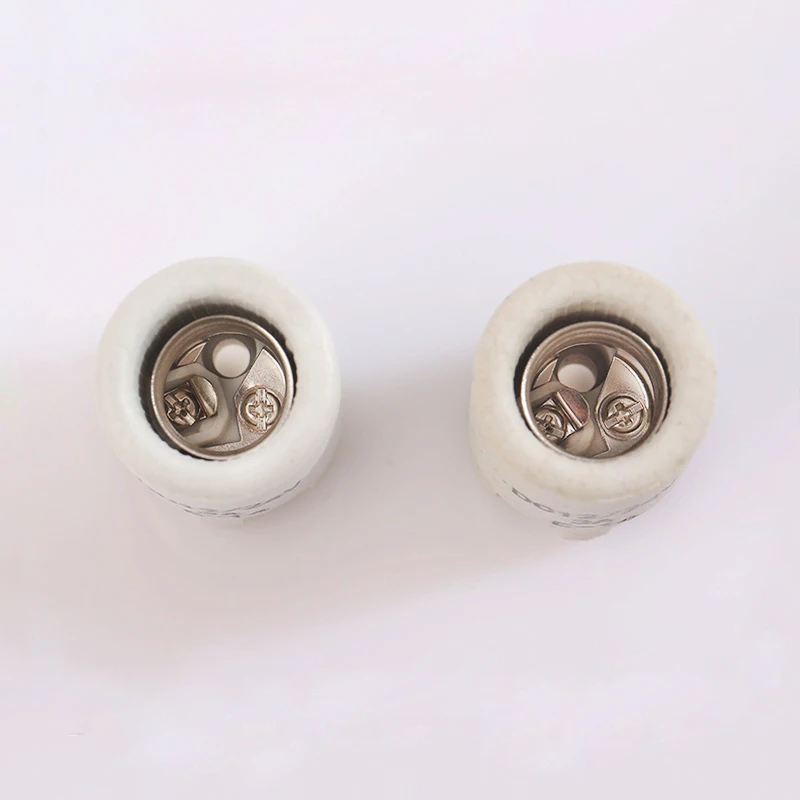 E14 Lamp Holder with Wire Connector Adapter E12 E26 E27 Electric Light Ceramic Socket Lampholder