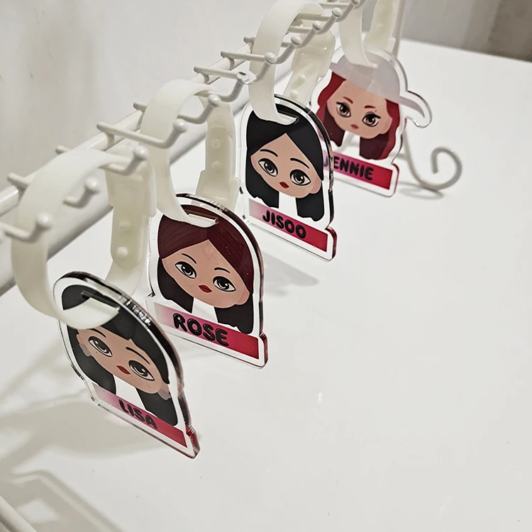 
ROSE PI NK LISE JENNIE JISOO Luggage pendant for peripheral products 