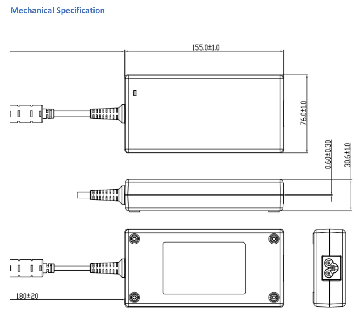 Original LITEON Authorized Distributor PA-1181-28 180W 19.5V AC to DC Laptop Power Adapter for Notebook / AIO / Mini PC